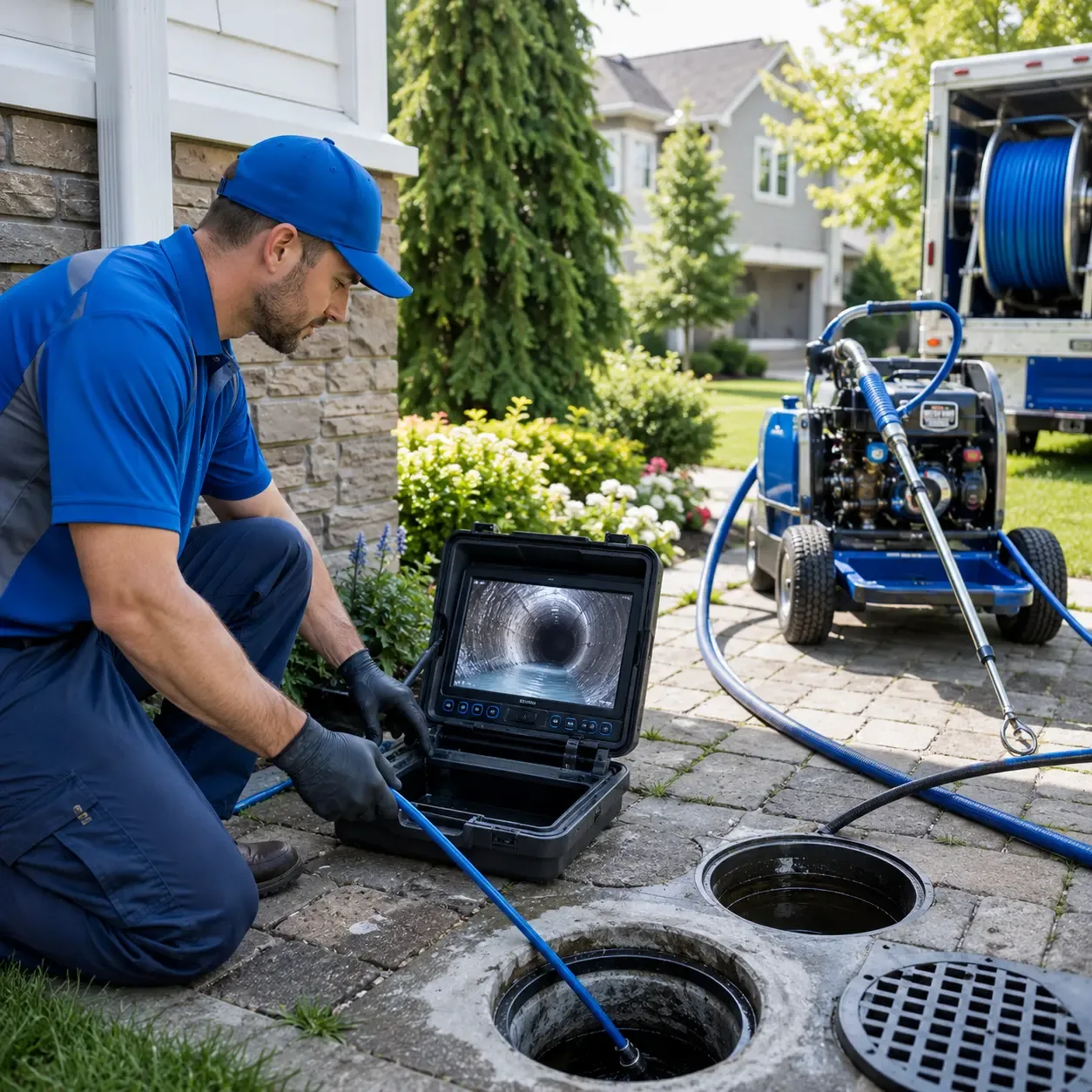 Outdoor drain cleaning professionals serving Lyles, TN